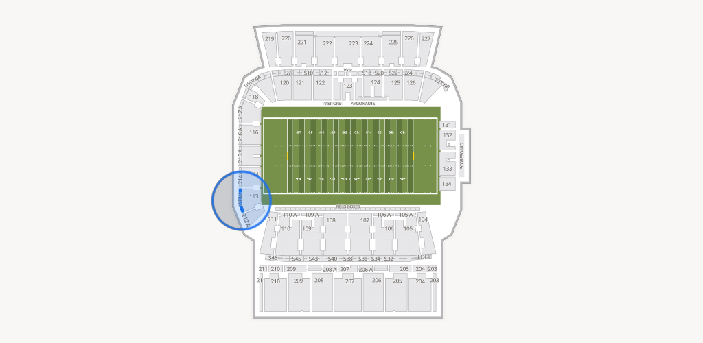 BMO Field Seating Chart