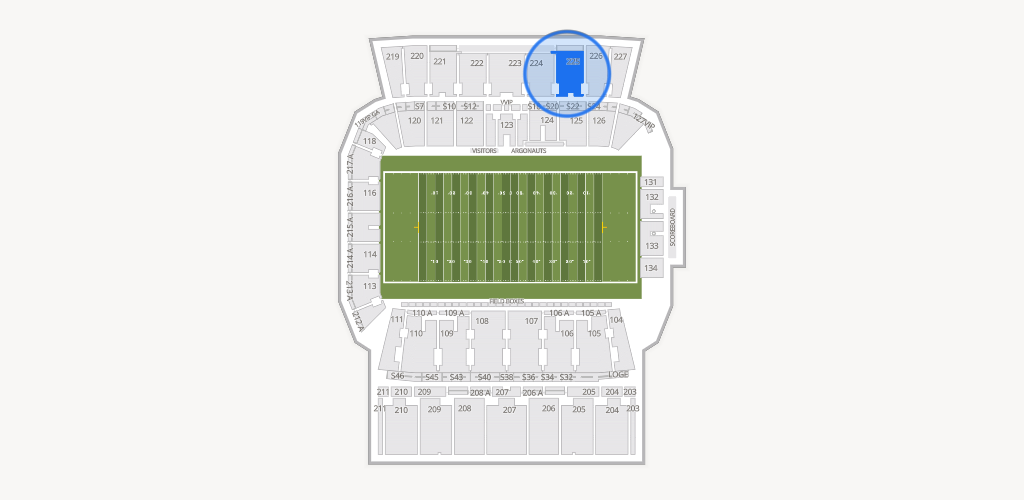 BMO Field Seating Chart