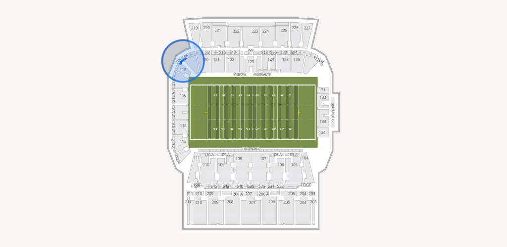 BMO Field Seating Chart