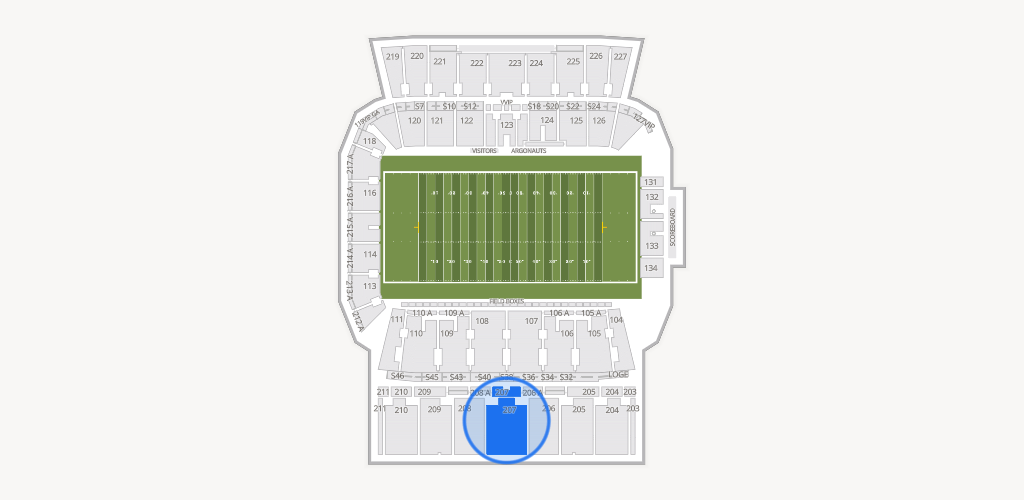 BMO Field Seating Chart