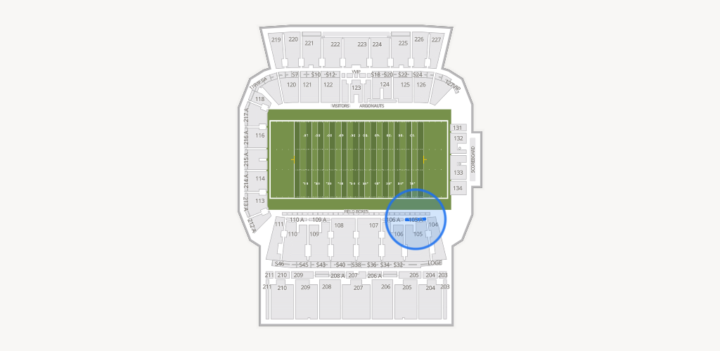 BMO Field Seating Chart