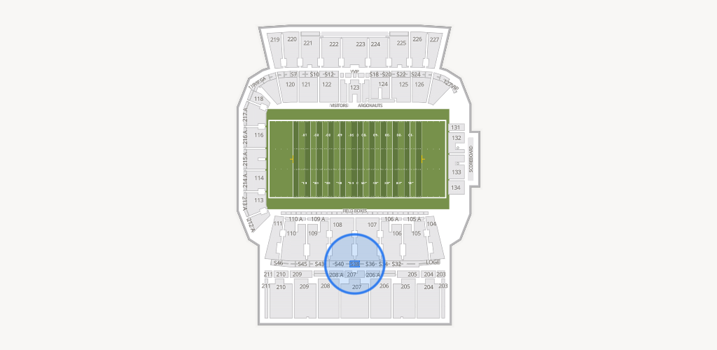 BMO Field Seating Chart