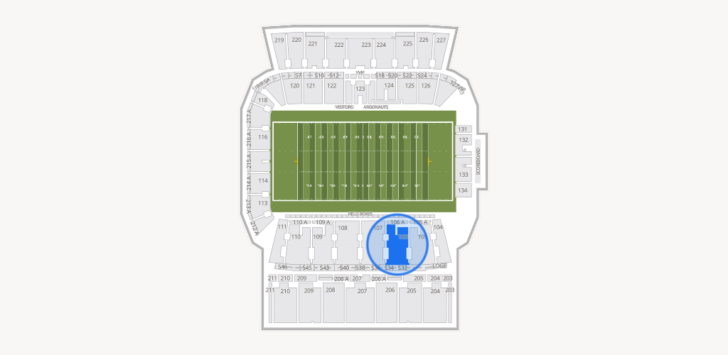 BMO Field Seating Chart
