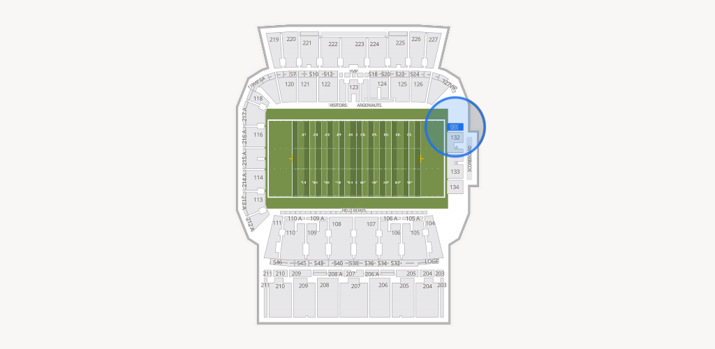 BMO Field Seating Chart