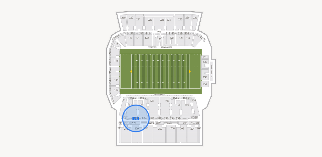 BMO Field Seating Chart