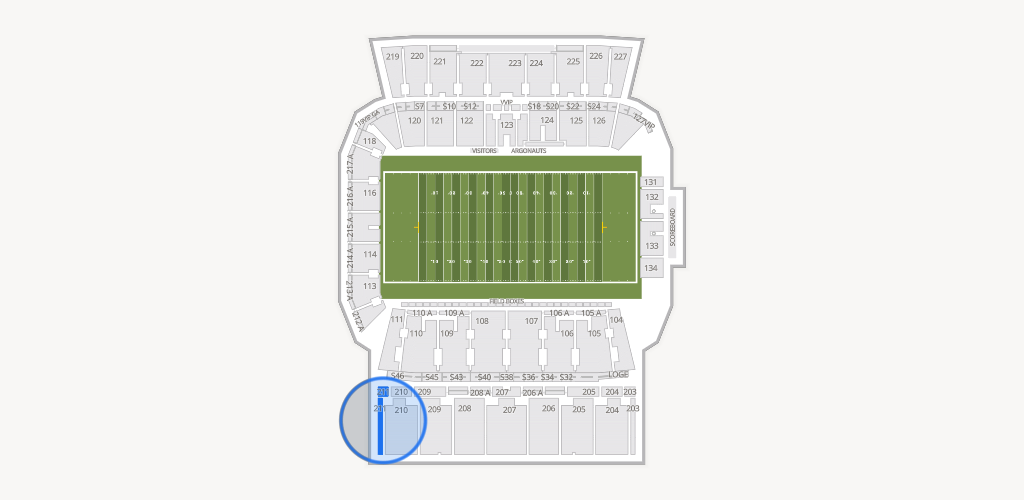 BMO Field Seating Chart