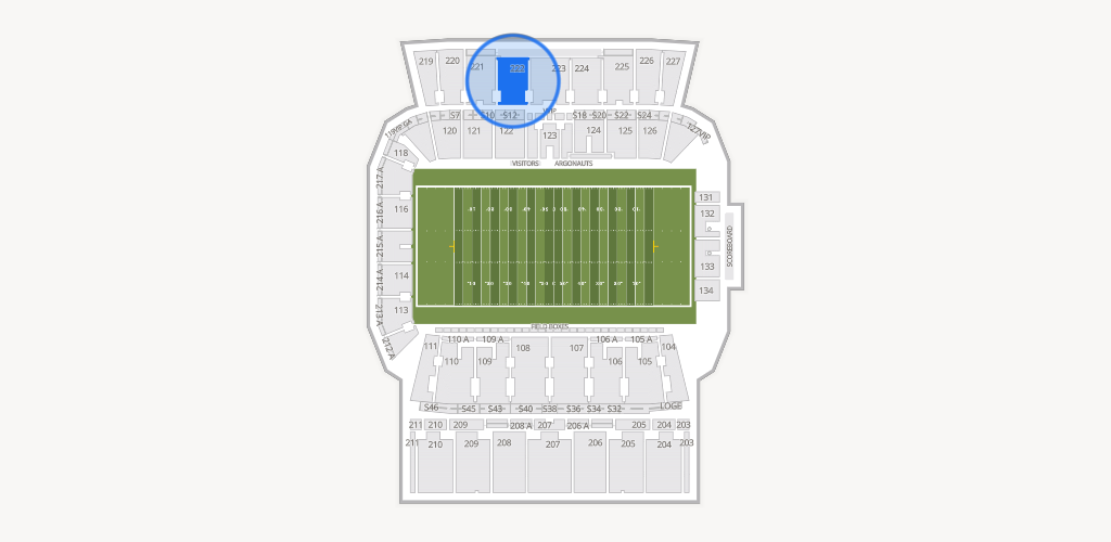 BMO Field Seating Chart