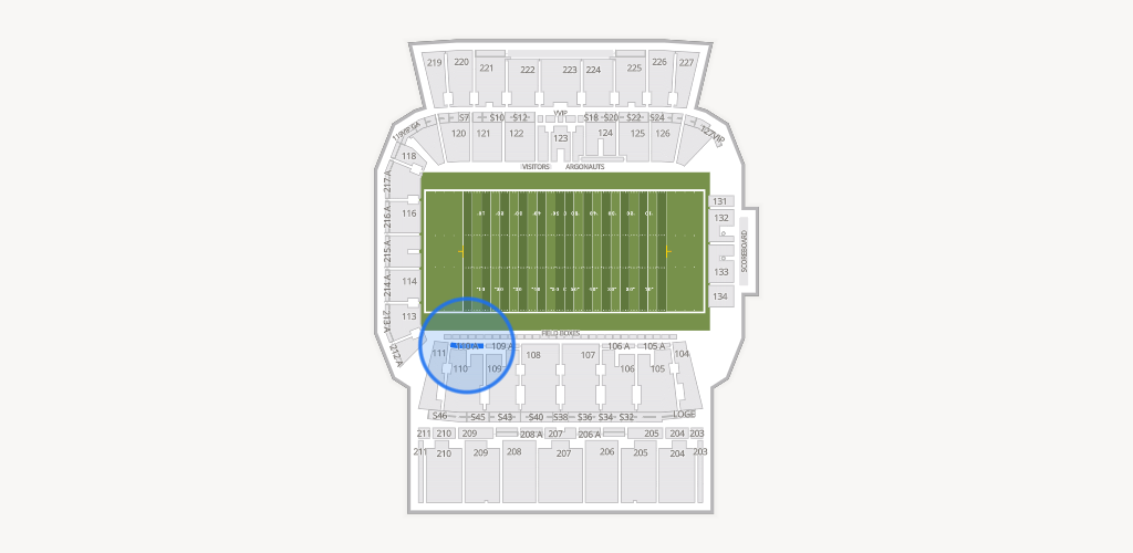 BMO Field Seating Chart