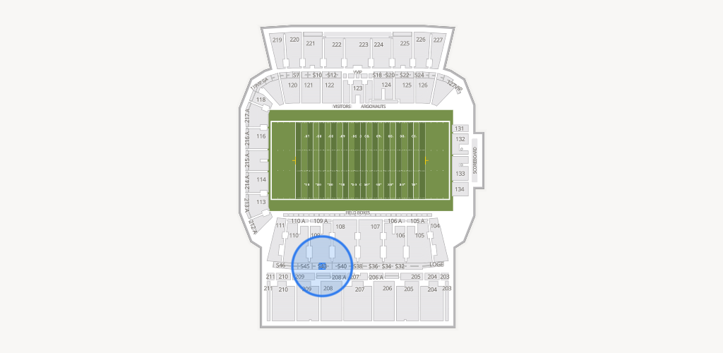 BMO Field Seating Chart