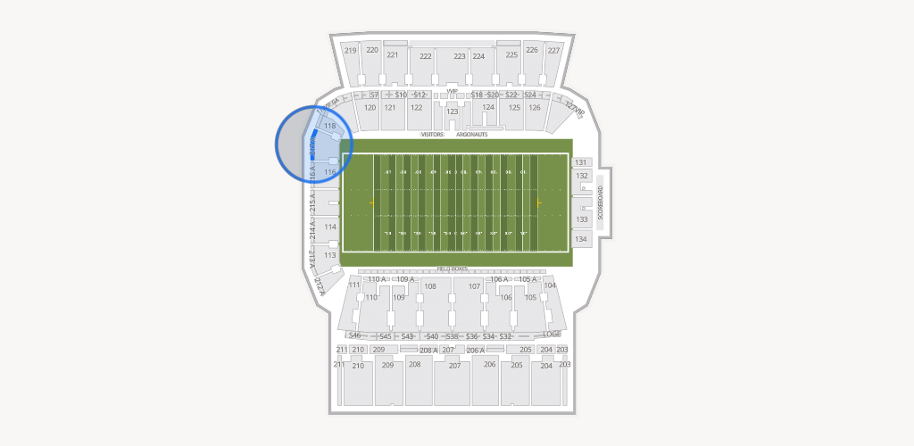 BMO Field Seating Chart