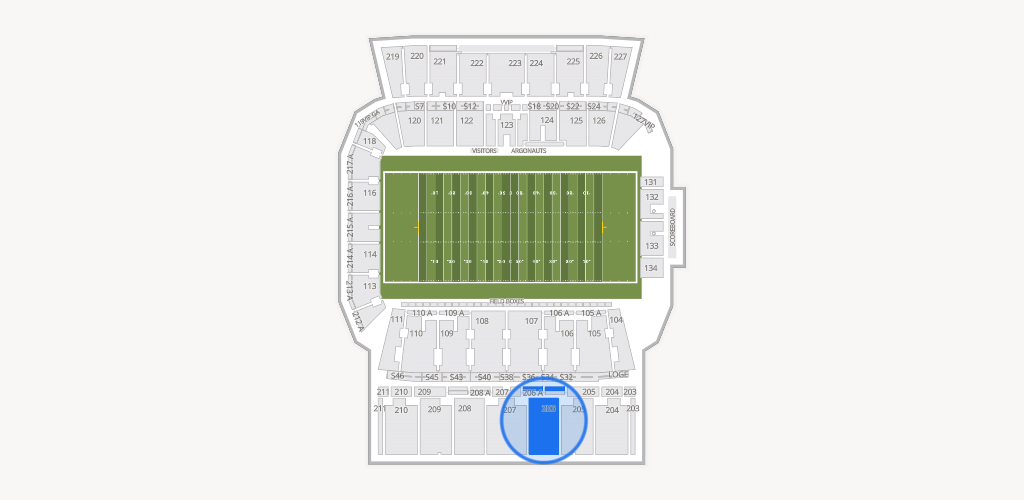 BMO Field Seating Chart