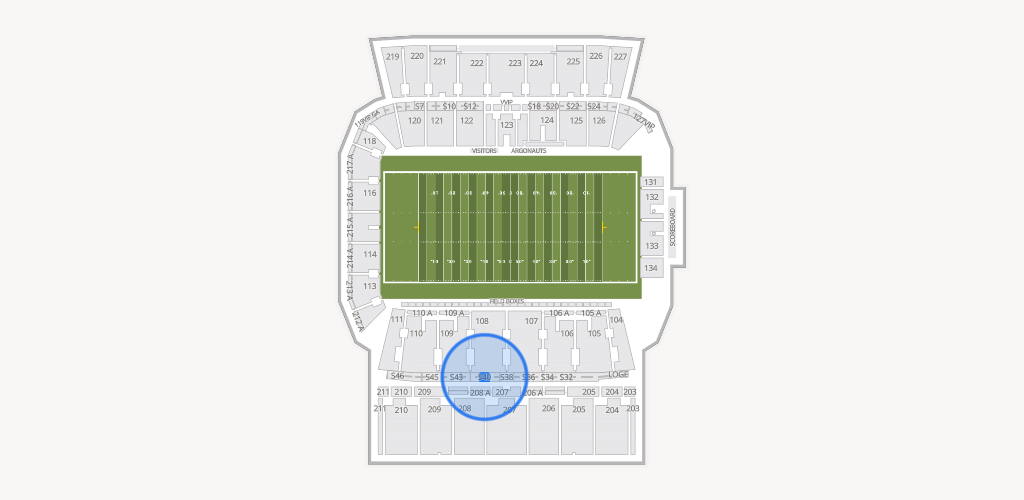 BMO Field Seating Chart