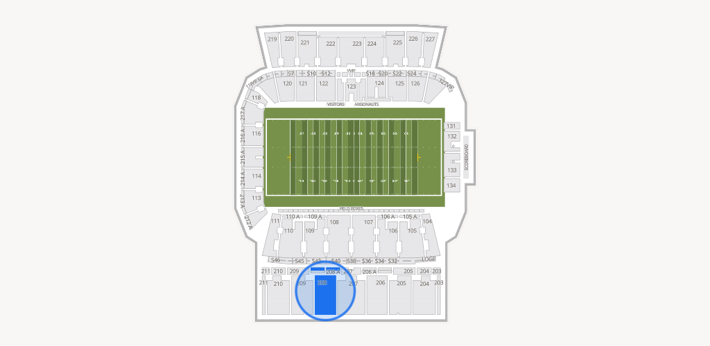 BMO Field Seating Chart