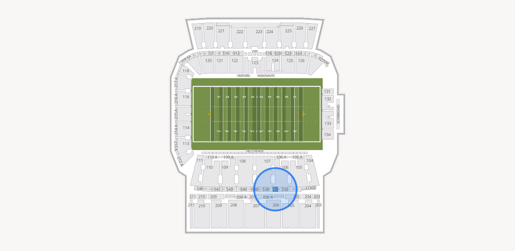 BMO Field Seating Chart