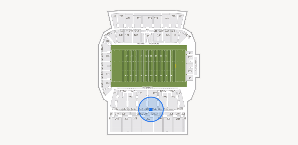 BMO Field Seating Chart