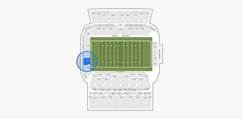 BMO Field Seating Chart