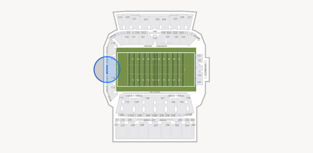 BMO Field Seating Chart