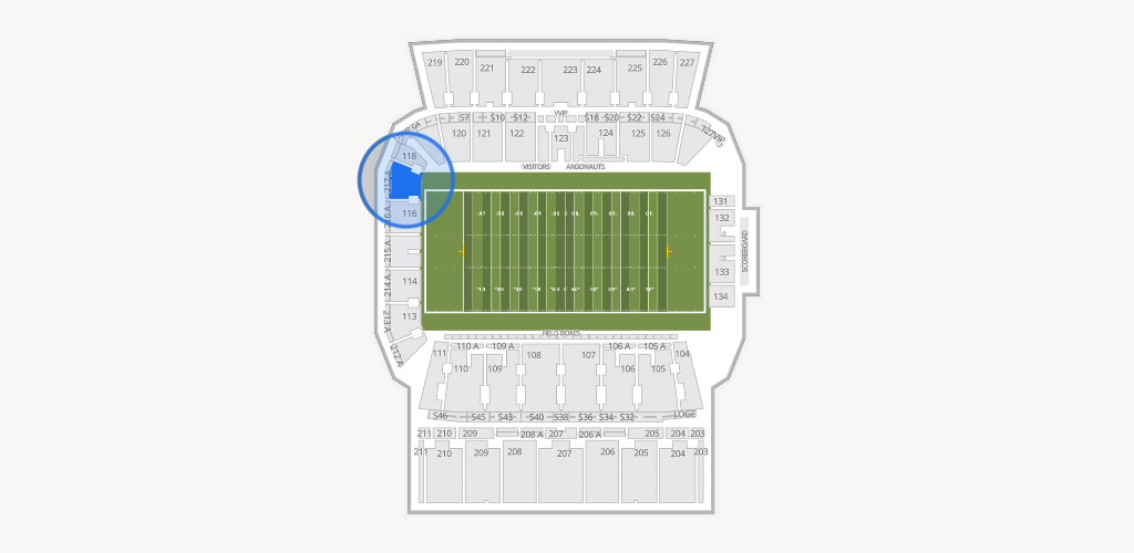 BMO Field Seating Chart