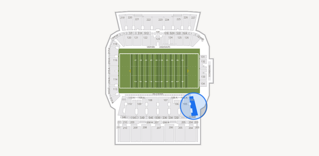 BMO Field Seating Chart