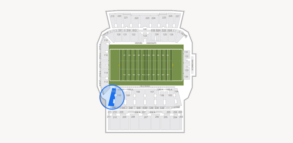 BMO Field Seating Chart