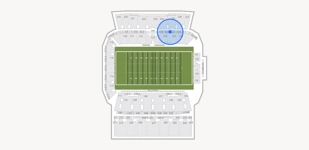 BMO Field Seating Chart