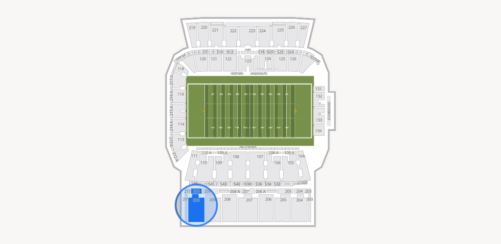 BMO Field Seating Chart