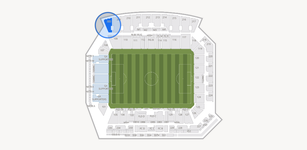 BMO Stadium Seating Chart