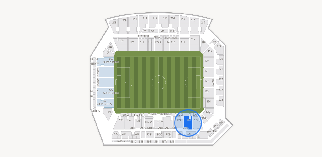 BMO Stadium Seating Chart