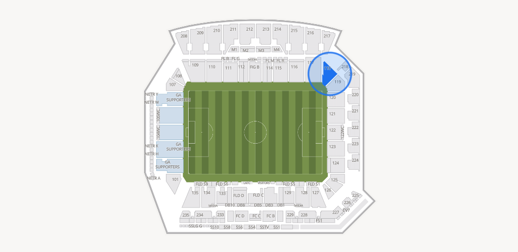 BMO Stadium Seating Chart