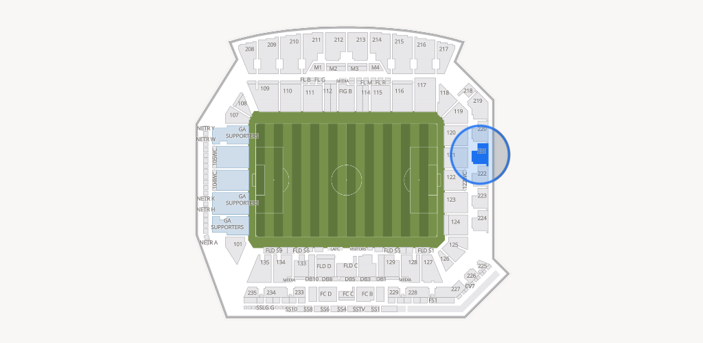 BMO Stadium Seating Chart