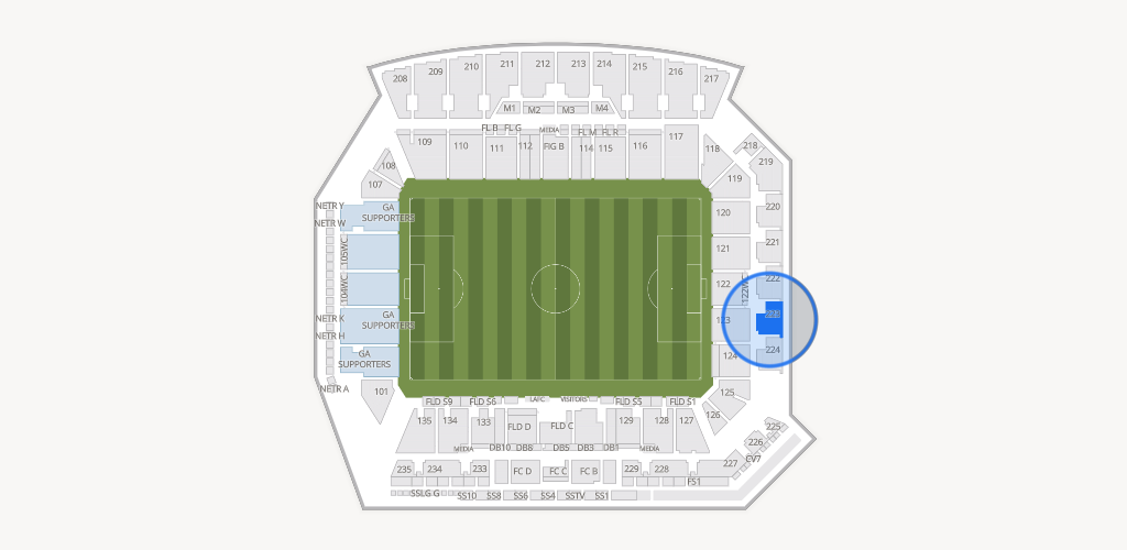 BMO Stadium Seating Chart