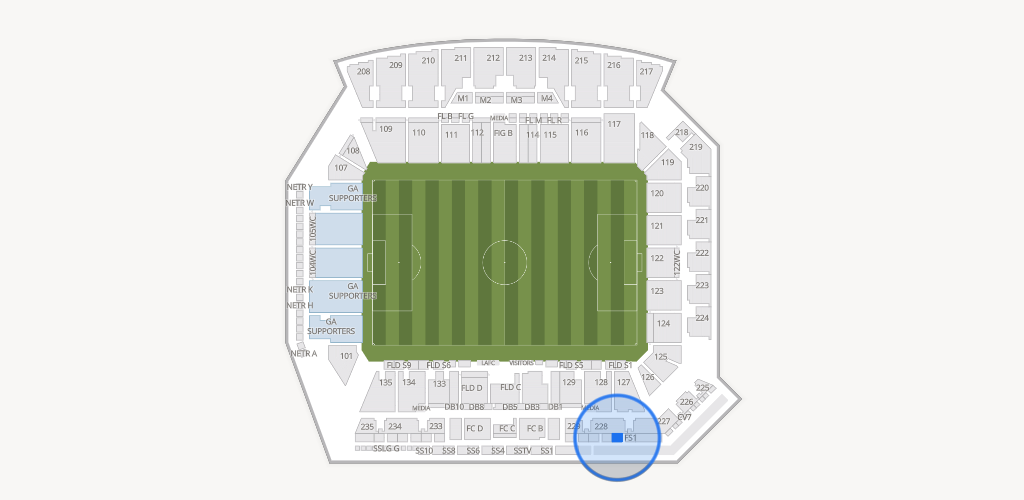 BMO Stadium Seating Chart