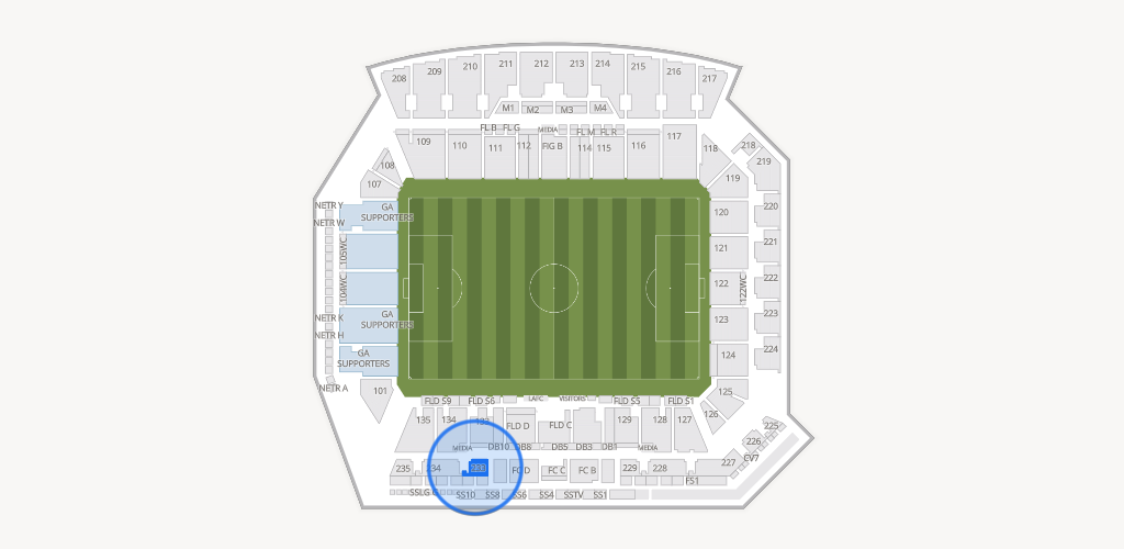 BMO Stadium Seating Chart