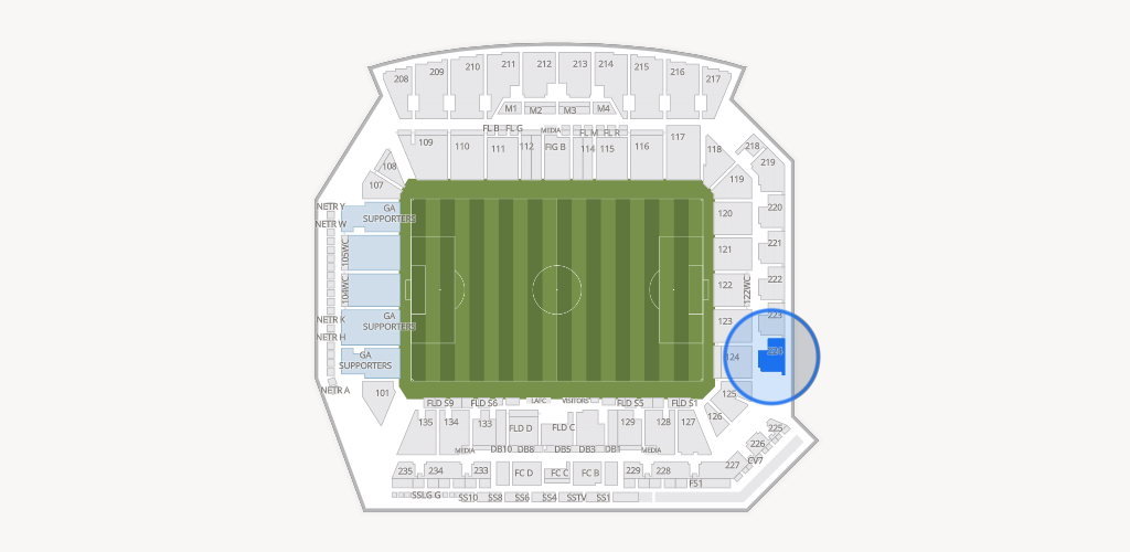 BMO Stadium Seating Chart
