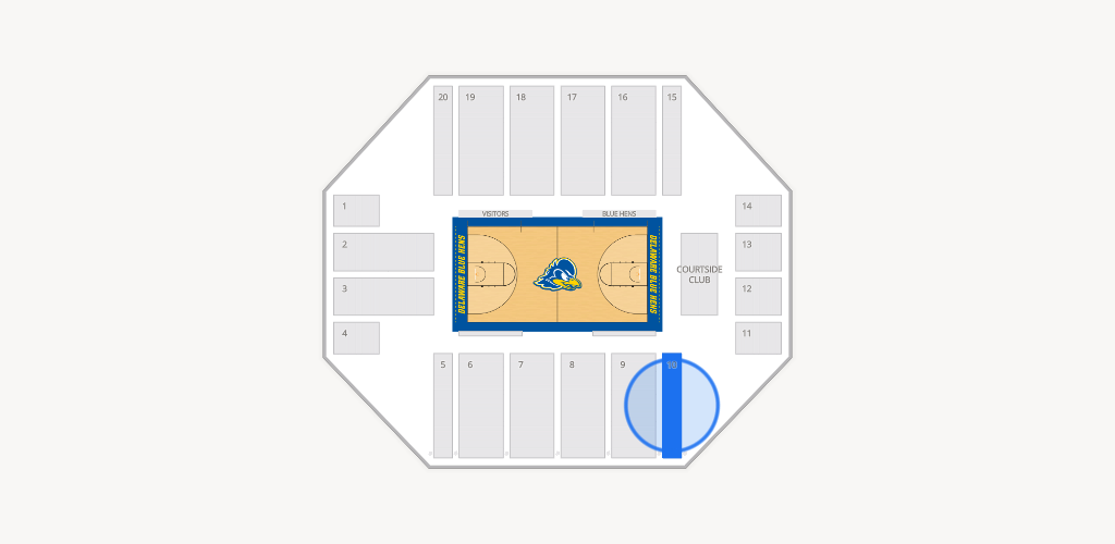 Bob Carpenter Center Seating Chart