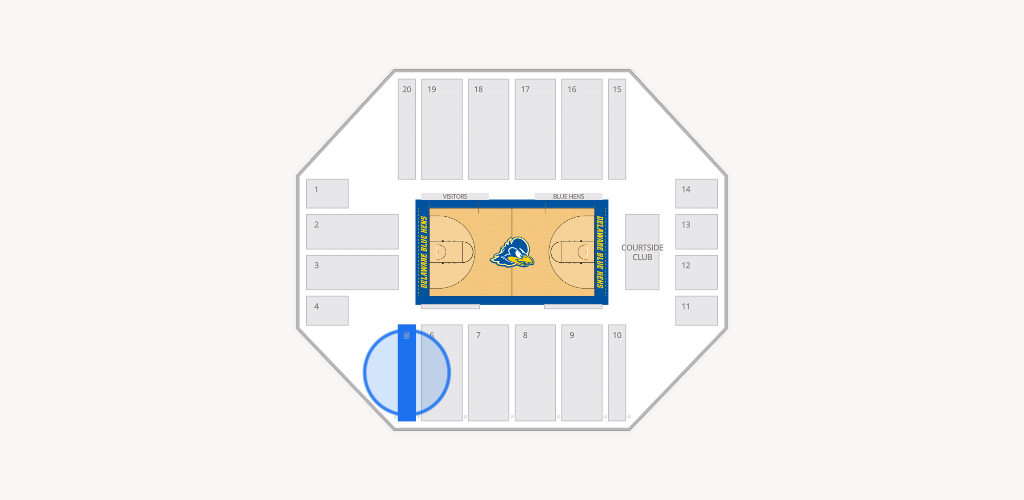 Bob Carpenter Center Seating Chart