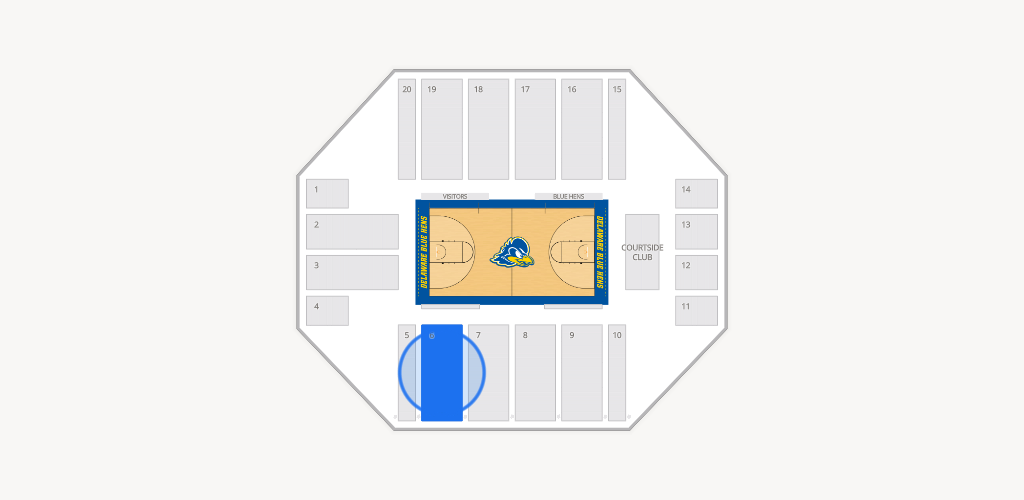 Bob Carpenter Center Seating Chart