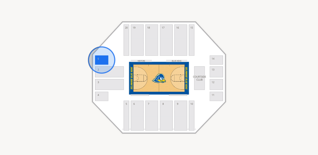 Bob Carpenter Center Seating Chart