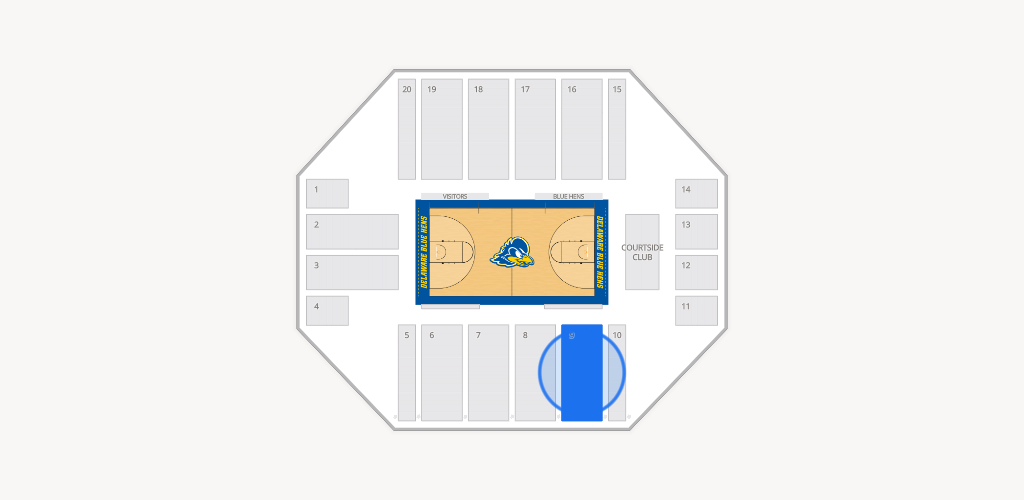 Bob Carpenter Center Seating Chart
