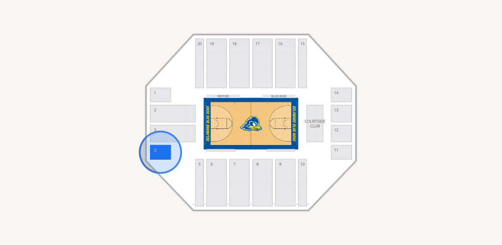 Bob Carpenter Center Seating Chart