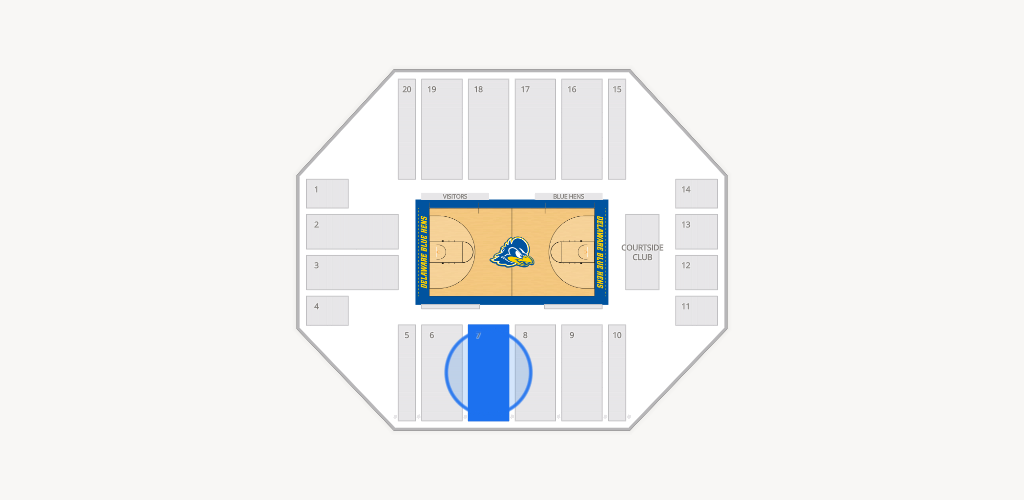 Bob Carpenter Center Seating Chart