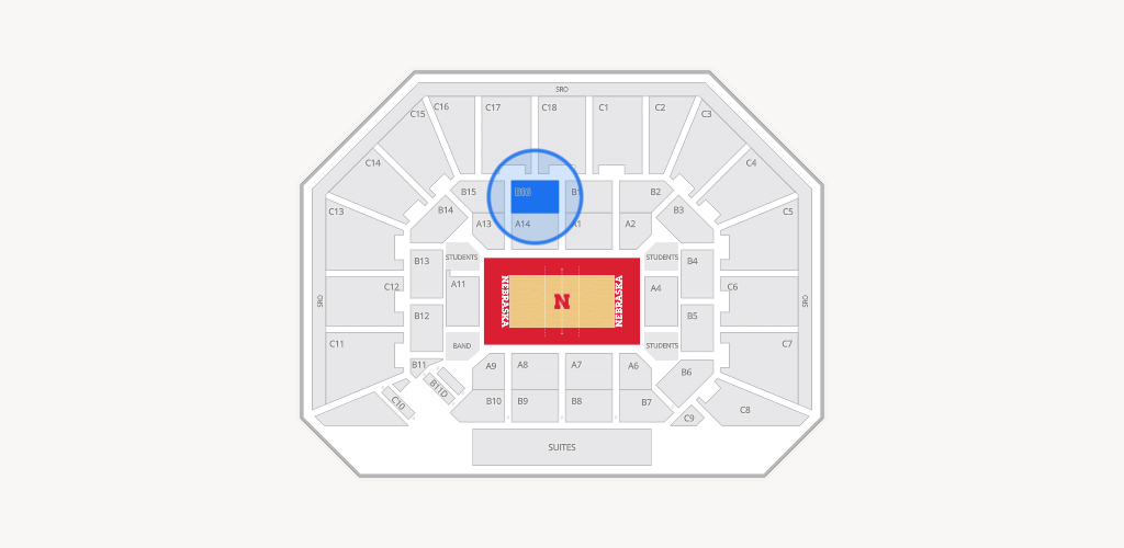 Bob Devaney Sports Center Seating Chart