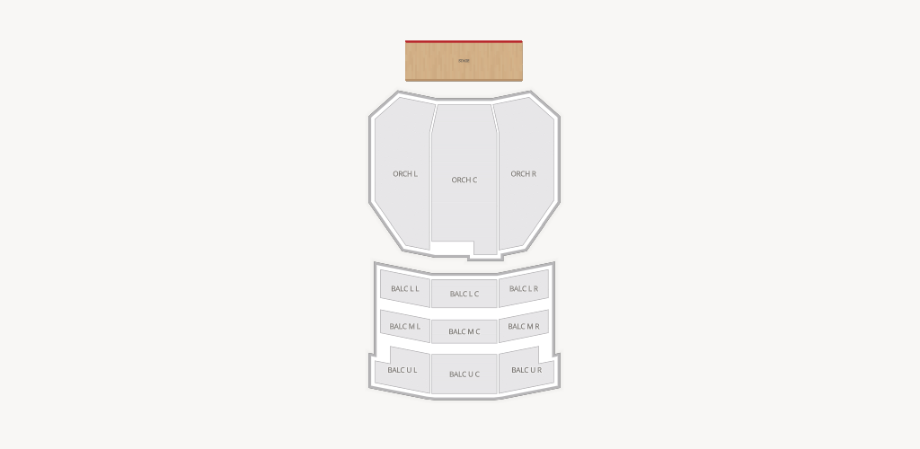 Bob Hope Theatre Seating Chart