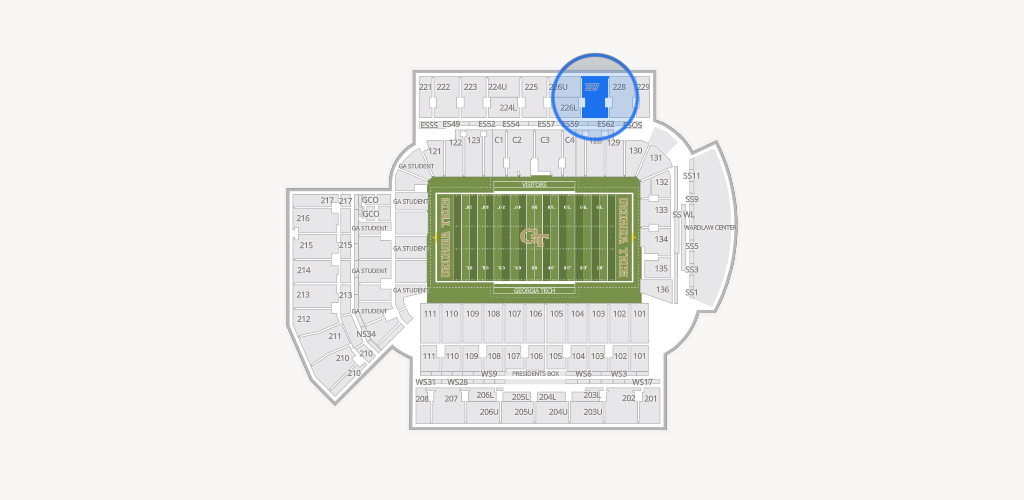Bobby Dodd Stadium Seating Chart