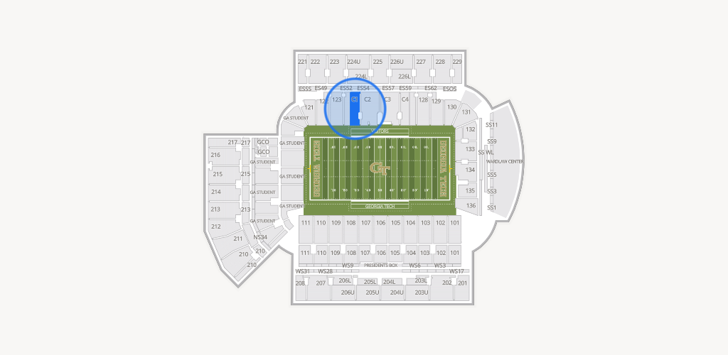 Bobby Dodd Stadium Seating Chart
