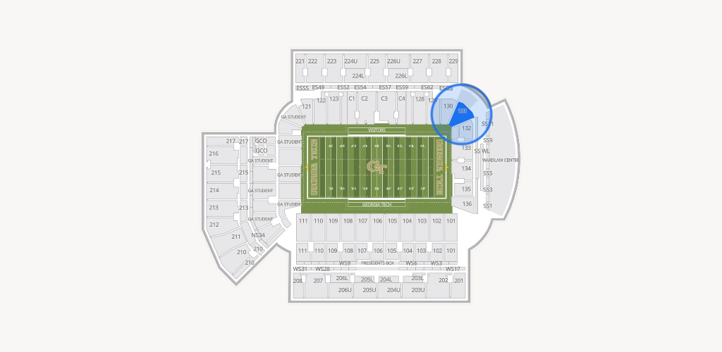 Bobby Dodd Stadium Seating Chart