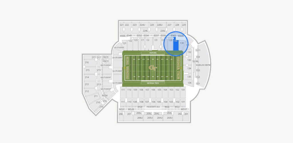 Bobby Dodd Stadium Seating Chart