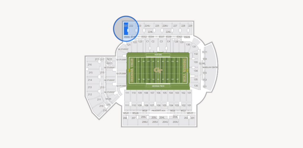 Bobby Dodd Stadium Seating Chart