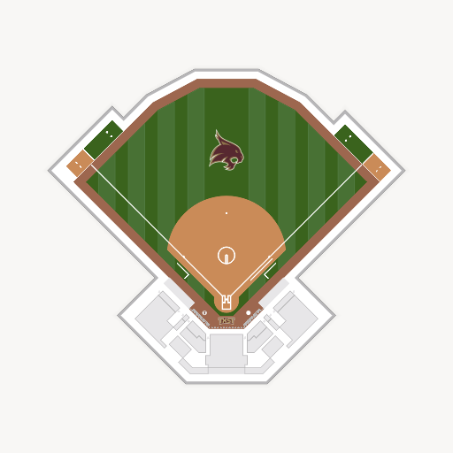 Bobcat Softball Stadium seating chart