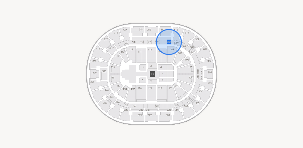 BOK Center Seating Chart